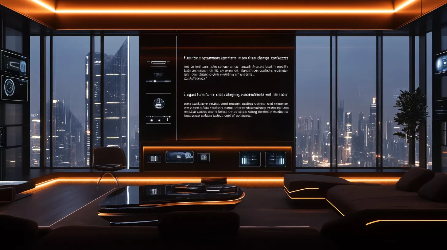 تصميم الشقق الذكية 2025 دمج التكنولوجيا مع الأناقة العصرية لأسلوب حياة مستقبلي